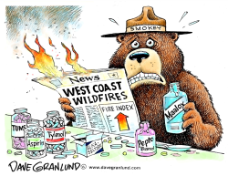 WEST COAST FIRES REPOST by Dave Granlund
