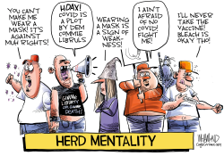 HERD MENTALITY by Dave Whamond