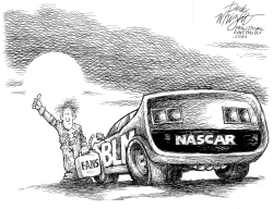 BLM NASCAR by Dick Wright