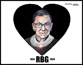 RUTH BADER GINSBURG by J.D. Crowe