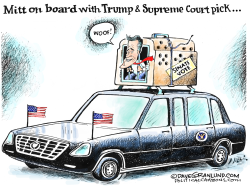 ROMNEY WITH TRUMP SCOTUS PICK by Dave Granlund