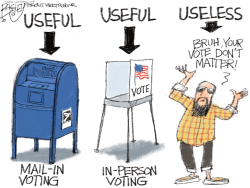VOTING BUG  by Pat Bagley
