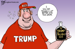 Trump snake oil by Bruce Plante