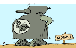 Mideast Wars by Emad Hajjaj
