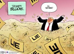 Trump's Billions by Nate Beeler