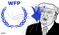 WFP WINS NOBEL PEACE PRIZE by Rainer Hachfeld