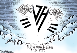 EDDIE VAN HALEN by Joe Heller