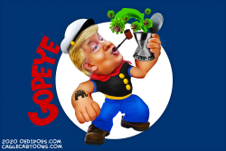 Gopeye - Trump by Bart van Leeuwen