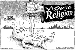 VIOLENT RELIGION by Monte Wolverton