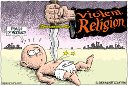 VIOLENT RELIGION  by Monte Wolverton