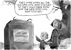 Site of new civil war monument by Dave Whamond