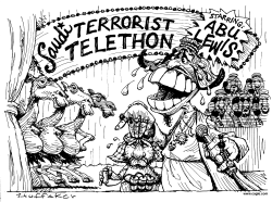 SAUDI TERRORIST TELETHON by Sandy Huffaker