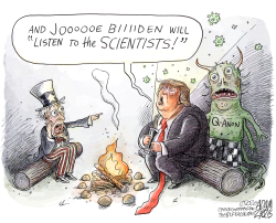 Scaring the voters by Adam Zyglis
