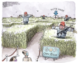 THE POLLING PLACE by Adam Zyglis