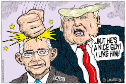 TRUMP AND FAUCI by Monte Wolverton