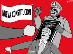 CHILEANS VOTE FOR A NEWS CONSTITUTION by Rainer Hachfeld