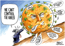 Can't stop the Trump Virus by Dave Whamond
