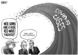 Red Wave by Dave Whamond