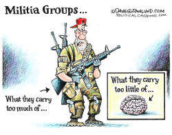  MILITIA GROUPS by Dave Granlund