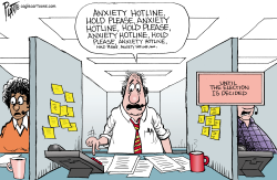 Anxiety Hotline by Bruce Plante