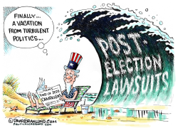 2020 POST-ELECTION LAWSUITS by Dave Granlund