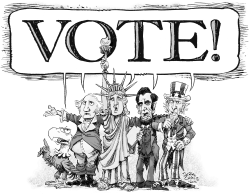 VOTE America by Daryl Cagle