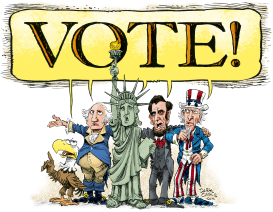 VOTE AMERICA by Daryl Cagle