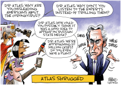 Dr. Atlas Shrugged by Dave Whamond