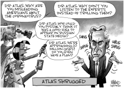 Dr. Atlas Shrugged by Dave Whamond