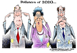 POLLSTERS AND 2020 ELECTION by Dave Granlund