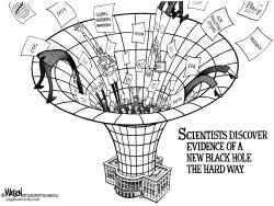 SCIENTISTS DISAPPEAR IN WHITE HOUSE BLACK HOLE by R.J. Matson