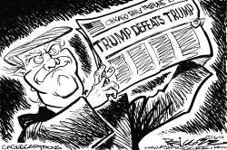 TRUMP DEFEATED by Milt Priggee