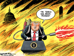 PASSING THE TORCH by Kevin Siers