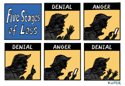 FIVE STAGES OF LOSS by Peter Kuper