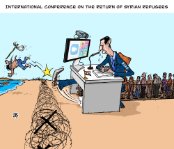 ASAD CONFERENCE ON REFUGEES  by Emad Hajjaj