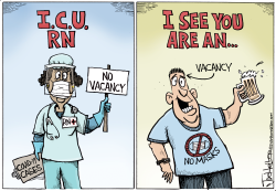 ICU RN by Joe Heller