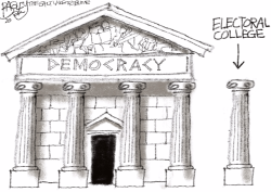 PILLARS OF DEMOCRACY by Pat Bagley