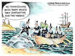 THANKSGIVING AND QUARANTINES  by Dave Granlund
