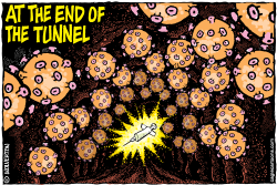 AT THE END OF THE TUNNEL by Monte Wolverton