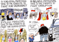 LOCAL: PROTEST KILLERS by Pat Bagley