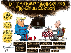 THANKSGIVING TRANSITION by Daryl Cagle