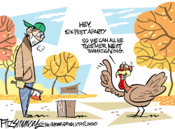 SEPARATED THANKSGIVING by David Fitzsimmons