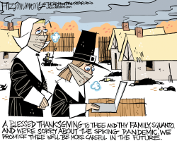 THE FIRST CAREFUL THANKSGIVING by David Fitzsimmons
