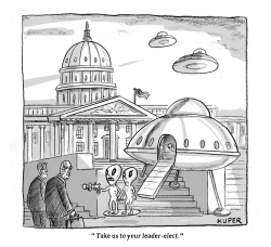 TAKE US TO YOUR LEADER-ELECT by Peter Kuper