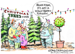 CHRISTMAS TREES 2020 by Dave Granlund