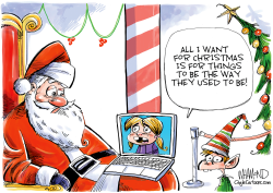 ALL I WANT FOR CHRISTMAS by Dave Whamond