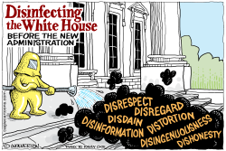 DISINFECTING THE WHITE HOUSE by Monte Wolverton
