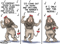 REPUBLICAN COWARDS by Kevin Siers