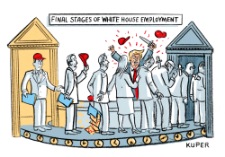 FINAL STAGES OF WHITE HOUSE EMPLOYMENT by Peter Kuper