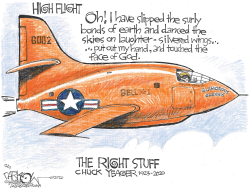 CHUCK YEAGER by John Darkow